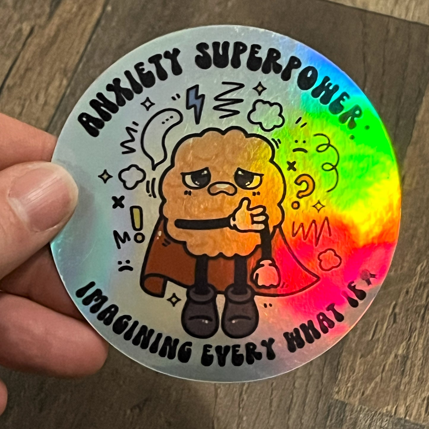 Anxiety Superpower Sticker