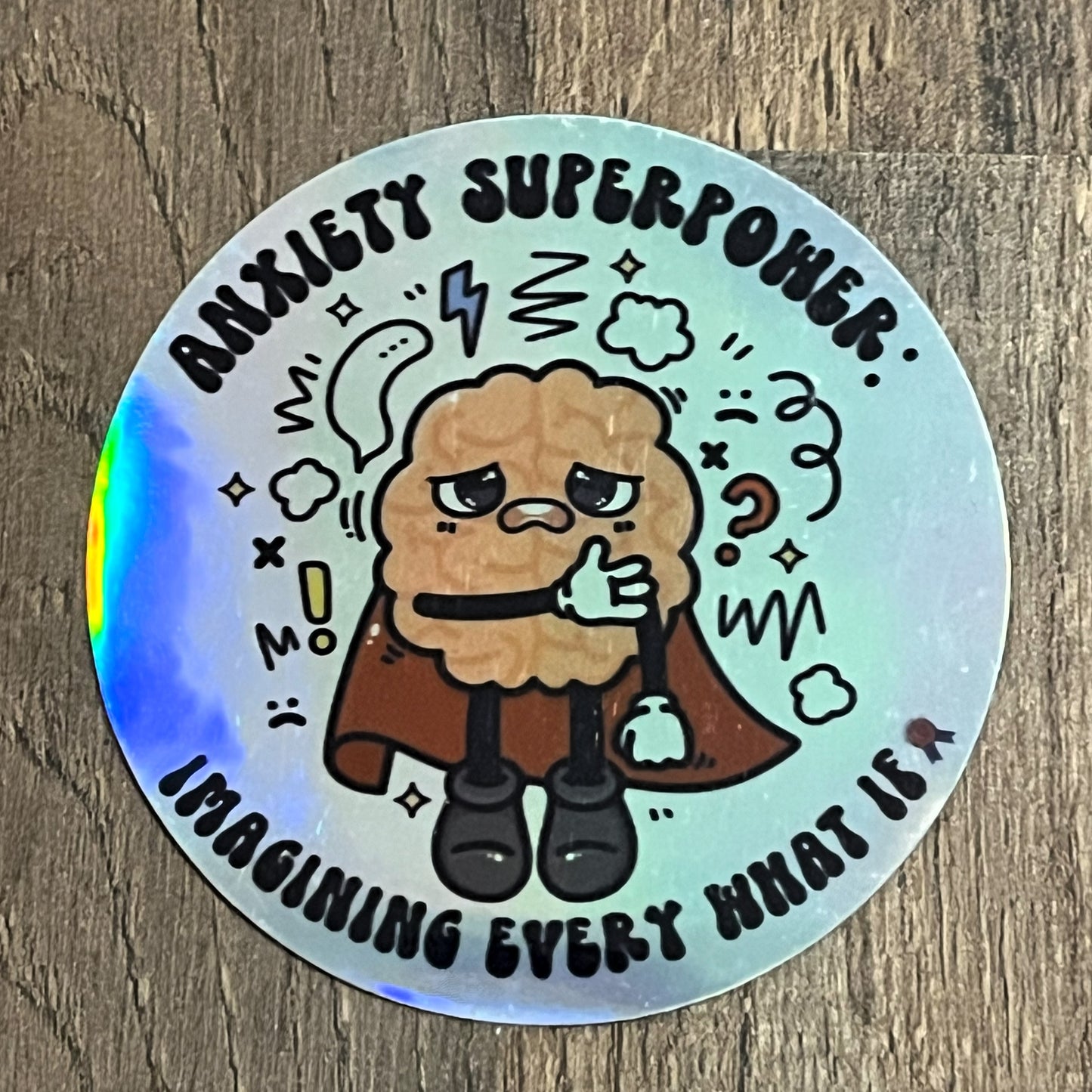 Anxiety Superpower Sticker