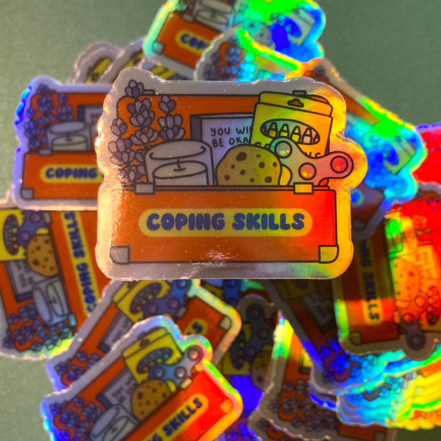 Tool Box: Coping Skills Small Sticker