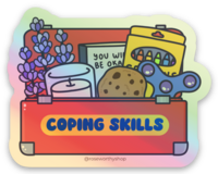 Tool Box: Coping Skills Small Sticker